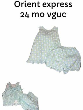 Orient expressed 24 month girls bloomers and shirt set